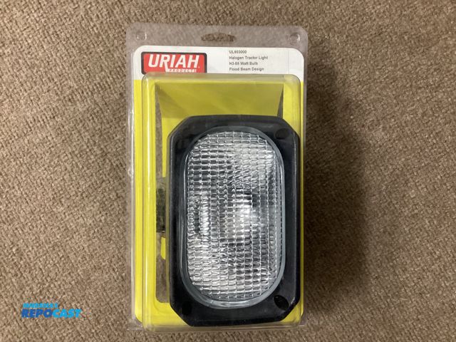 Lot 2-63227 - New Uriah Halogen Tractor Light. H3-55 Watt Bulb. Flood beam design. Ideal for service vehicles, sno...