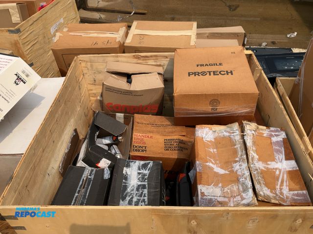 Lot 2-11134 - Crate of miscellaneous items including Camplas ABS fittings, MB sturgis gas line, ProTech housing, S...
