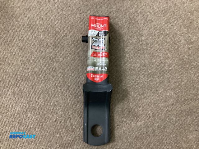 Lot 2-74254 - New X Mount BAJA by Tow Smart Class III ball mount hitch. 2” drop, 6000 pound max trailer weight.