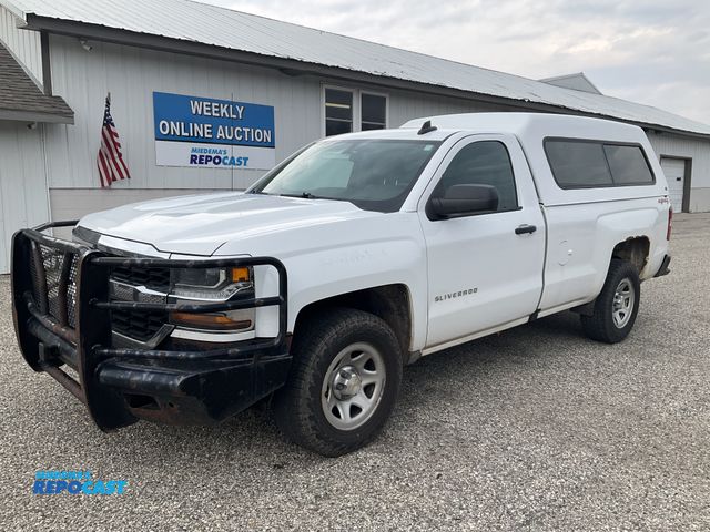 Lot 2-61827 - 2017 Chevrolet Silverado 1500 Work Truck 4WD Regular Cab Long Box Pickup Truck 4x4