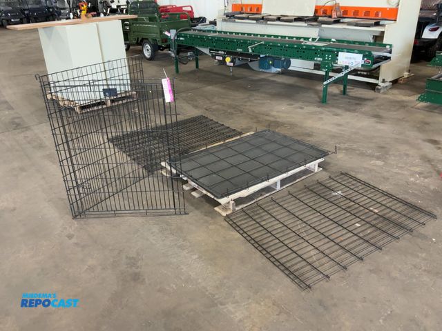 Lot 2-20230 - Large Metal Wire Crate for Dogs/Animals, approx. 3’x54”x45” tall when assembled