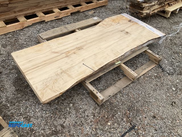 Lot 2-14693 - Large Wooden Board with uneven edges approx. 72” x 28” x 3”