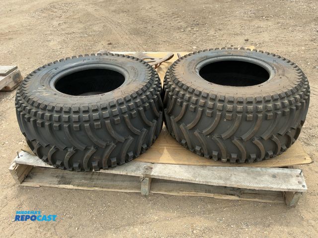 Lot 2-22093 - (2) Deestone Size 22x11.00-10 Tires with Inner Tubes