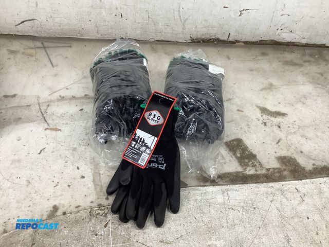 Lot 2-69392 - lot of (24) pairs of med polyurethane coated work gloves