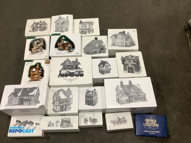 Lot 2-93269 - Skid lot of 2 boxes of dickens collectible houses