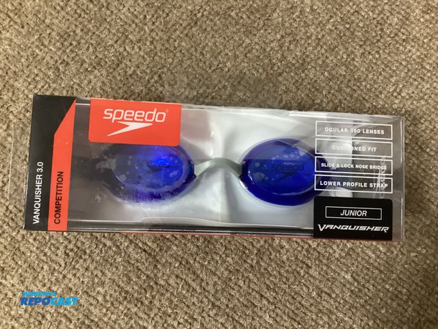 Lot 2-76423 - New speedo Vanquisher 3.0 competition swim goggles. Cushion fit technology for both training and rac...