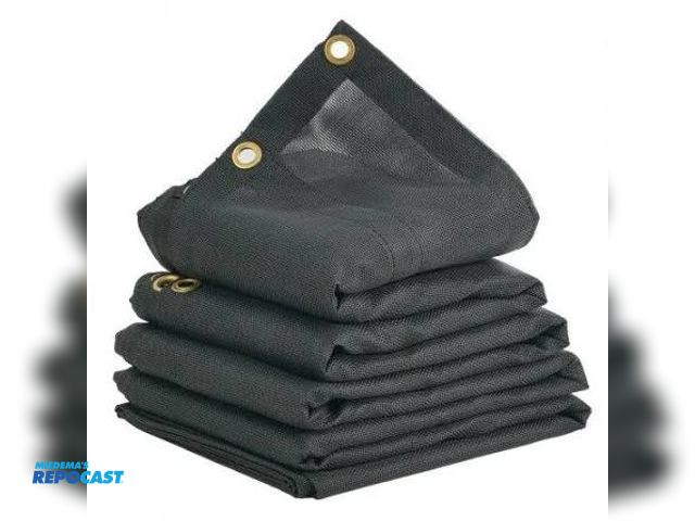Lot 2-27490 - Vevor black tarp size 8’ x 10’