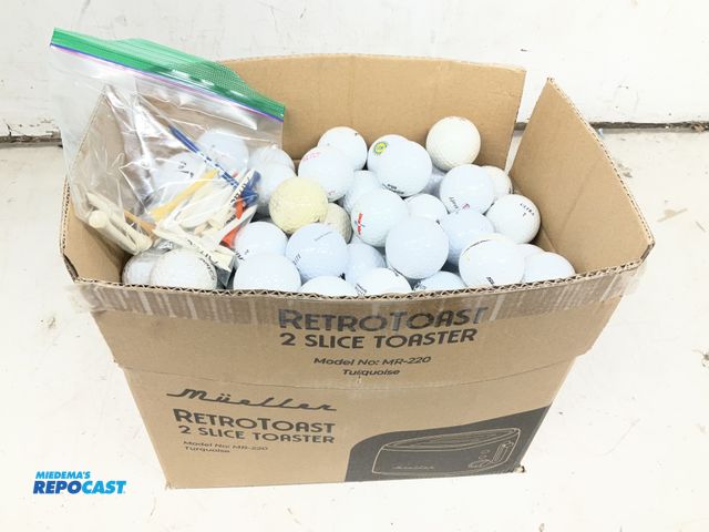 Lot 2-27535 - 15 dozen + new and shag balls, no cuts, with some tees
