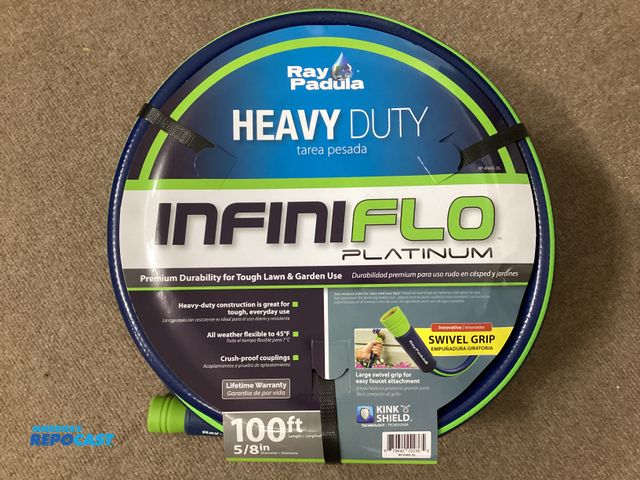 Lot 2-67325 - New Ray Padula INFINIFLO PLATINUM heavy duty lawn and garden hose. Premium durability for tough lawn...