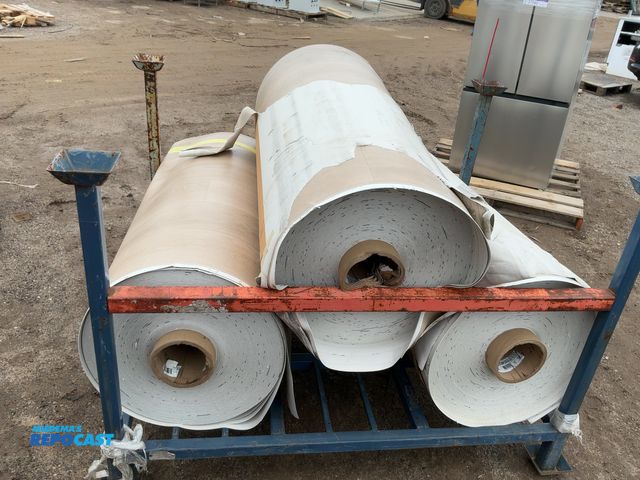 Lot 2-37042 - Lot of 3 rolls of Lino flooring, each roll is 48” wide, unknown length
