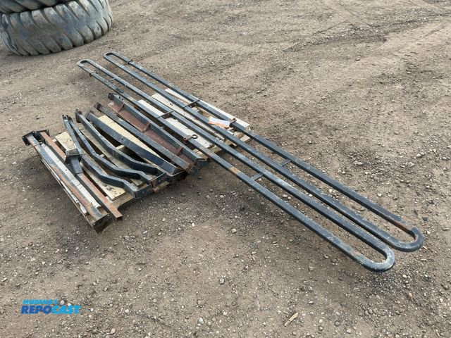 Lot 2-43724 - Used Weather Guard Steel Ladder Rack for Pickup Truck, currently in pieces and will need hardware to...
