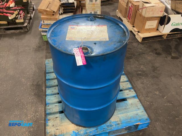 Lot 2-21481 - Partial 55 Gallon Steel Barrel of Chevron Way Lubricant ISO 68, approx. 3/4 full