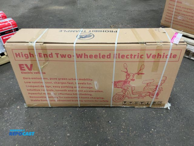Lot 2-21887 - New SDLANCH EV Electric Scooter, Battery Operated, Steel Frame, Painted Plastic Shell, LED Running L...
