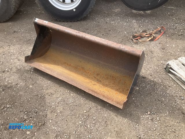 Lot 2-22990 - 48” tractor bucket with welded on cutting edge, 1” pin holes, 36-1/4” between the mounting brackets,...