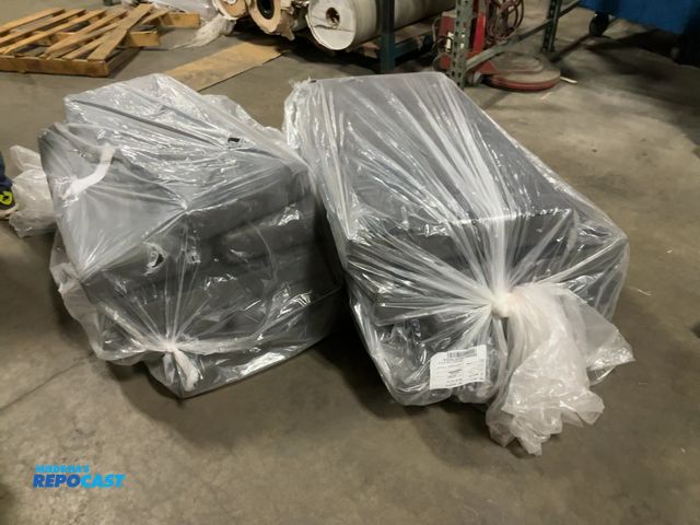 Lot 2-74087 - New RV Dinette cushion sets, Bacarat graphite - T270 Silver