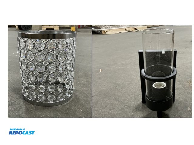 Lot 2-61790 - (2) different types of Hanging Lights