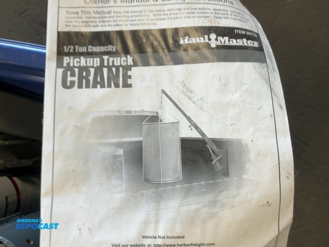Lot 2-20345 - (2) Haulmaster 1/2 Ton Capacity Pickup Truck Cranes