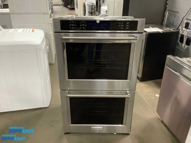 Lot 2-94399 - Scratch & Dent KitchenAid KODE500ESS 30” double wall oven