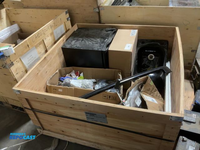 Lot 2-60468 - Crate of Miscellaneous RV Parts Including LED Light Strips, Sinks, Miscellaneous Electrical Items, a...