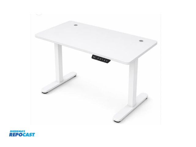 Lot 2-64438 - (2) EN1W-48 White Adjustable Standing Desks