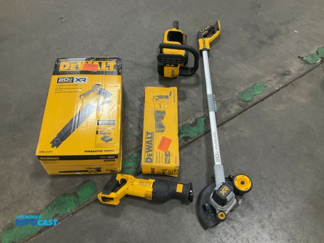 Lot 2-96885 - Lot of (5) Dewalt Power Tools: 20V Reciprocating Saw, Corded Reciprocating Saw, 20V XR Edger and 20V...