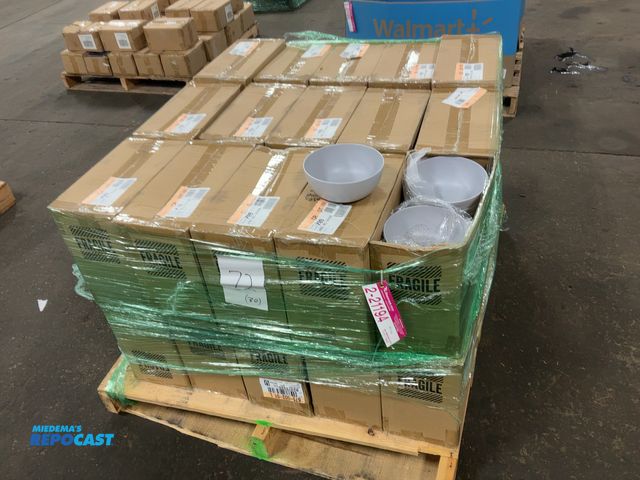 Lot 2-21194 - (30) Boxes of (24) New Room Essentials Gray Dining Bowls, 6-3/4" diameter