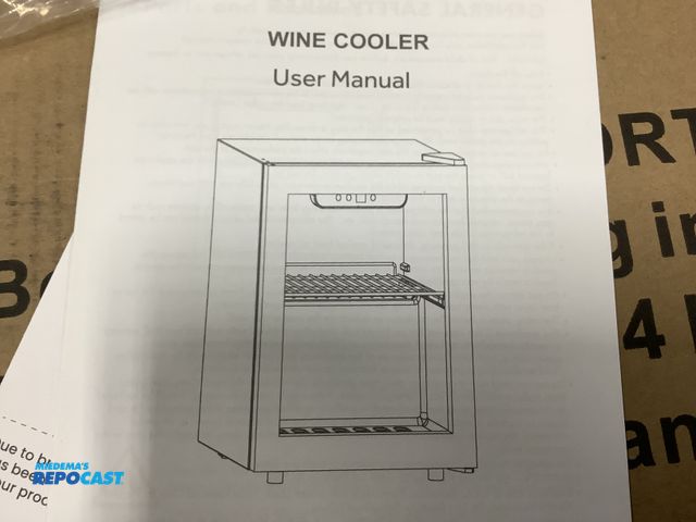 Lot 2-95148 - Black wine cooler