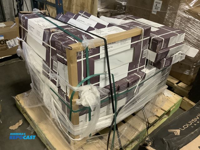 Lot 2-95023 - Skid lot of approx. (24) boxes of home decorators collection kolasus white matte porcelain floor / w...