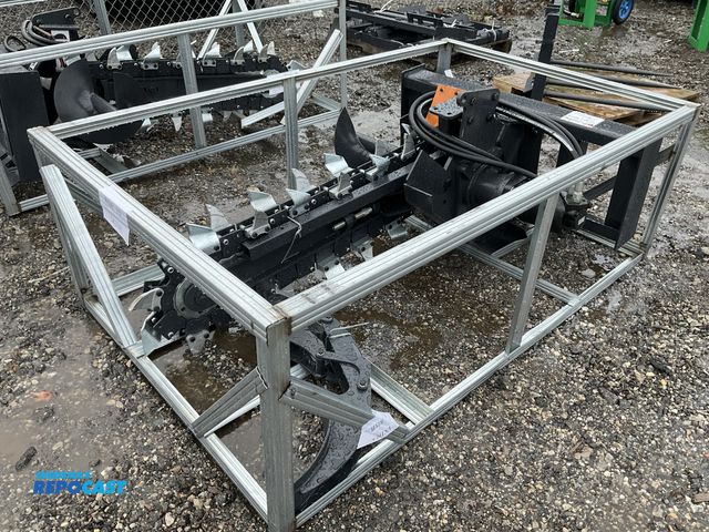 Lot 2-44508 - New JCT Skid Steer Trencher w/48” Arm 48” Quick Attach Hydraulic Powered