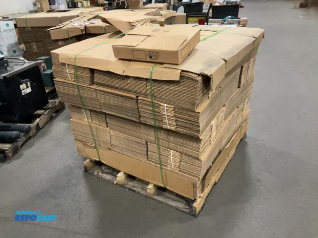 Lot 2-39436 - Lot of (500) cardboard shipping boxes, 16” x 3” x 12”