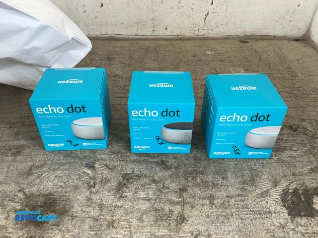 Lot 2-64149 - (3) Amazon 3rd Gen Echo Dots