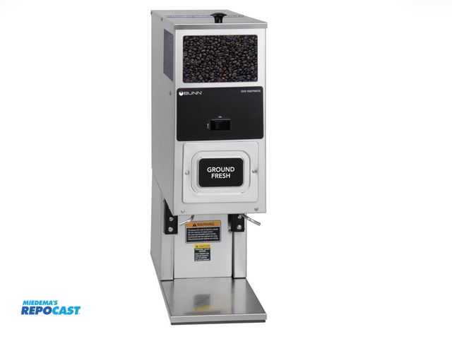 Lot 2-18108 - BUNN G9T HD, TALL INTFC - DUAL Automatic Commercial Coffee Grinder - approx.  H 25.7"  W 8.0" D 17.7...