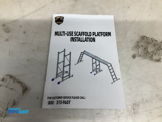 Lot 2-92792 - New Multiuse scaffold platform