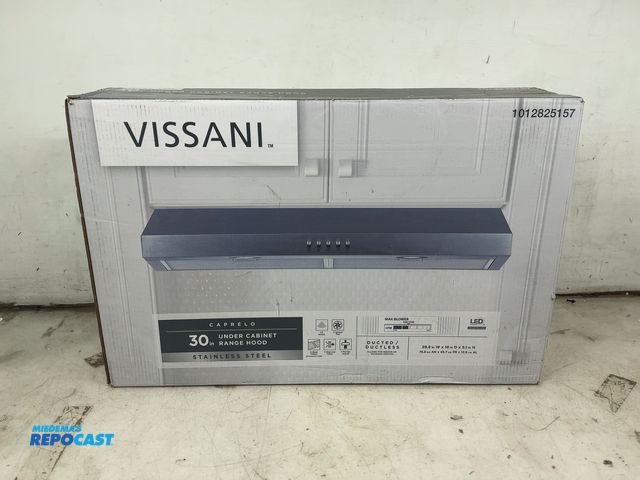 Lot 2-75613 - Vissani 1012825157 Caprelo 30” Under-Cabinet Range Hood