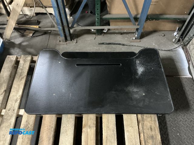 Lot 2-99510 - Adjustable height black stand up desk