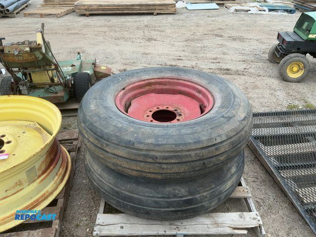 Repocast.com - Lot 2-29084 - Farm Tractor implement wheel and tires ...