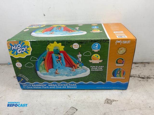 Lot 2-94482 - Bestway  H2OGo Let in rainbow mega water park