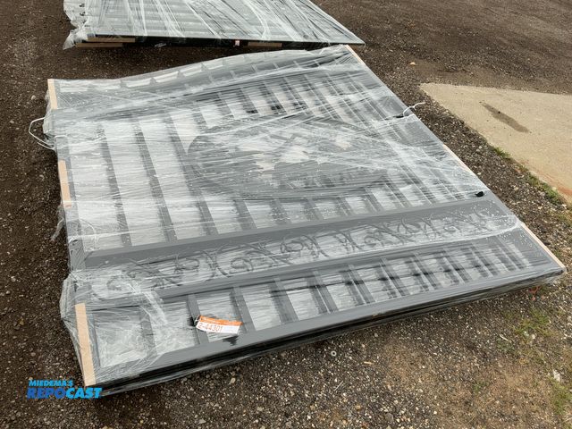Lot 2-44301 - New Chery Industrial 14’ Bi-Parting Gate with Elk Design, each section of gate measures approx. 84” ...