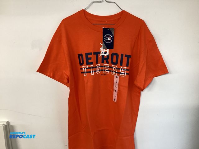 Lot 2-91245 - New Detroit Tigers Baseball T-shirt. By CSA. Genuine MLB Merchandise. Size Large