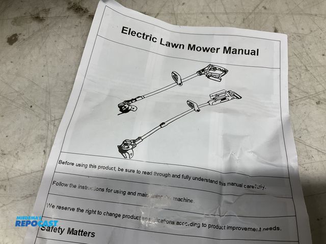 Lot 2-99366 - Electric Weed Eater with wheels