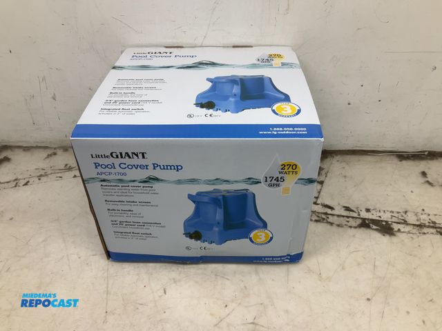 Lot 2-77956 - Little giant pool cover pump, APCP-1700