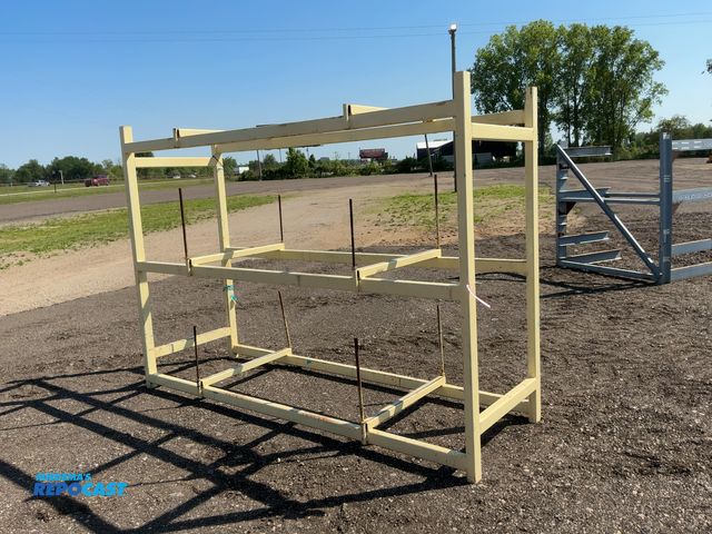 Lot 2-22840 - Metal 3-tier Rack, 3’x112”x80” tall