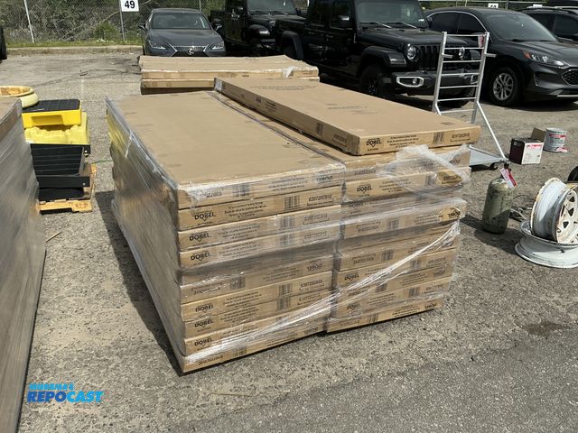 Lot 2-75500 - Skid lot of 22 72” antiviral safety screen. Each box contains 3 Lexan sheets 1/4" thick (2) 24x30" (...