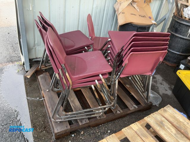 Lot 2-11106 - Skid of (12) Irwin Seating Co. Plastic Chairs
