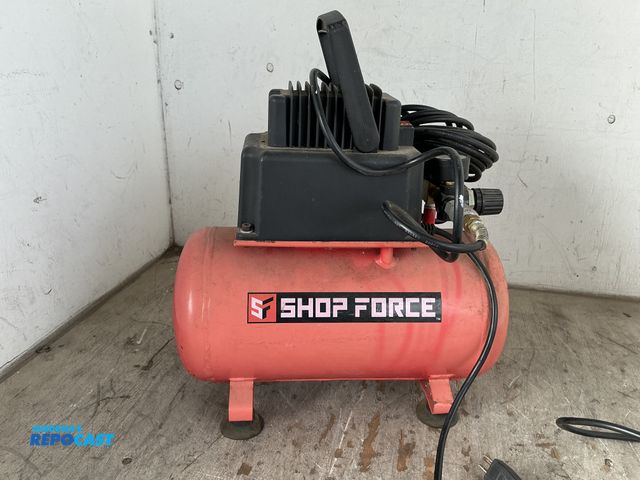 Lot 2-96587 - Shop Force Portable Air Compressor 100psi model #MD-2100 120V