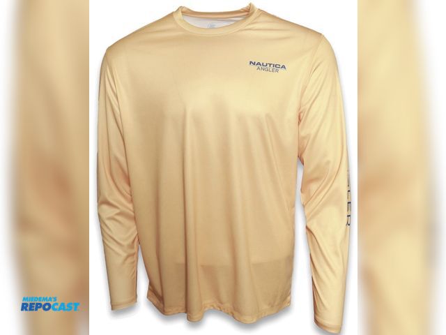 Lot 2-91283 - New Nautica Angler long sleeve shirt. Rugged, lightweight construction with a soft fabric • 100% per...