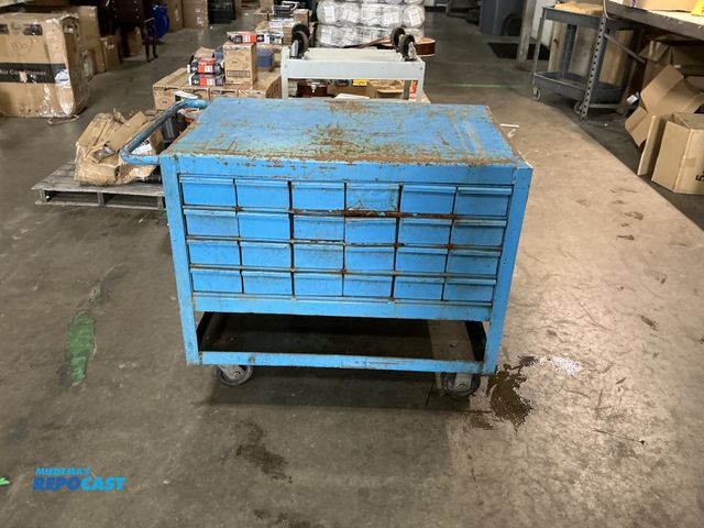 Lot 2-18167 - 41” x 25” x 32” Hercules Multi-Slot Workbench with casters, 1600lb capacity