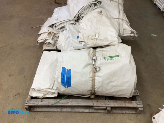 Lot 2-60845 - Canvas  Miscellaneous tarp parts