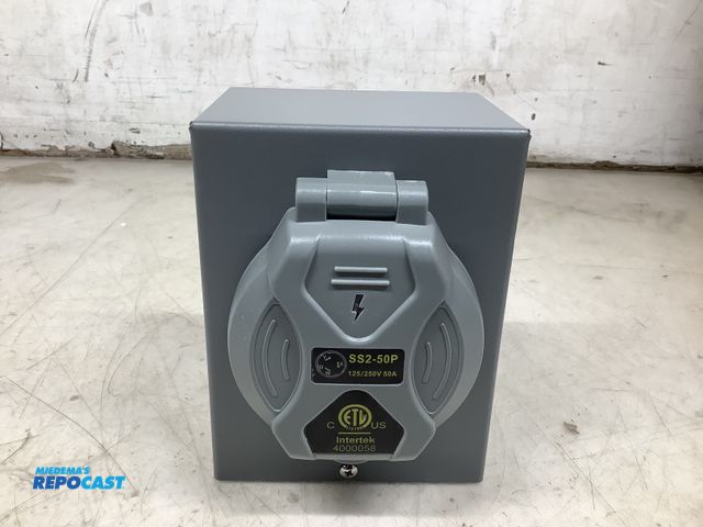 Lot 2-19458 - 1 Intertek 50 Amp generator power inlet box