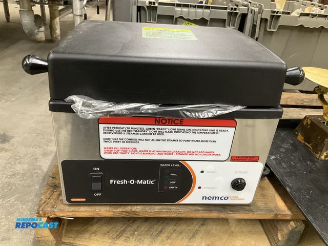 Lot 2-23905 - (1) Nemco model 6625B commercial 120 volt counter top steamer S/N F22-0049 (working condition unknow...